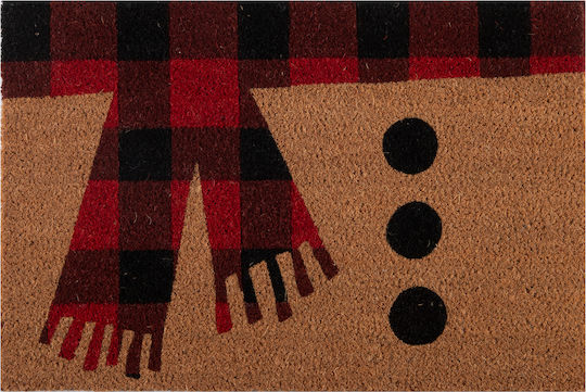 Πατάκι Εισόδου Χριστουγεννιάτικο Scarf 40x60 Natural Nef-nef Homeware 40χ60 40x60cm
