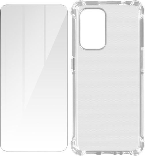 Schutzpaket Oppo A94 5G Weiche Hülle Panzerglas