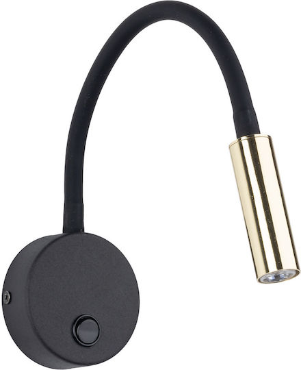 TK Lighting Lagos Single Spot with Socket G9 in Black Color