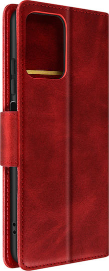 Case Nokia G22 Wallet Video Stand Bara Soft Leather Series Red
