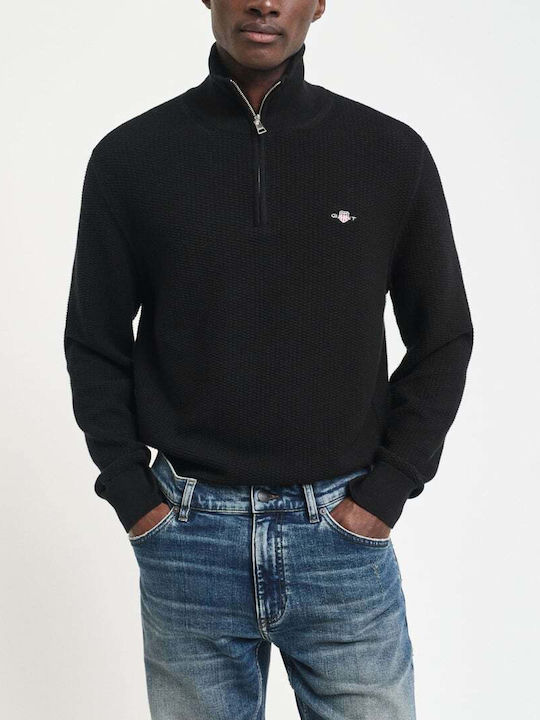 Gant Herren Pullover Schwarz