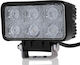 Auto Offroad LED Projector 18W/12V-24V 1320 Lumens Rectangular Flood Beam 60 Degree