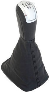 Schaltknauf mit Manschette für Skoda Fabia Schwarz 1999-2007