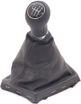 Schaltknauf mit Manschette für Audi A4 / A5 / Q5 Schwarz