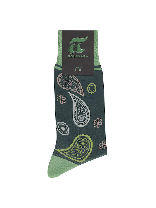 Pournara Patterned Socks Black