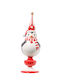 Arpimex Srl Dekorativer Pinguin mit Hut Polyresin 33cm