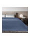 Adam Home Viva Κουβερλί Μονό Microfiber Blue 160x240cm