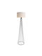 Pakketo Firdo I Floor Lamp H121xW38cm. with Socket for Bulb E27 Black