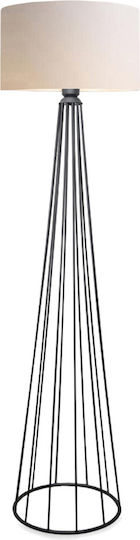 Pakketo Firdo I Floor Lamp H121xW38cm. with Socket for Bulb E27 Black