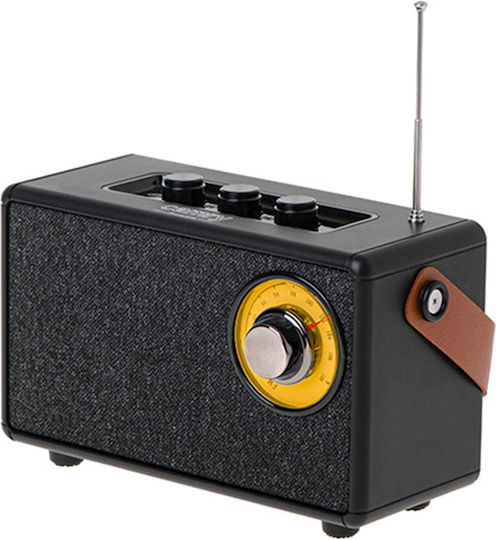 Camry Bluetooth Speaker 5W with Radio and Battery Life up to 5 hours Black CR1902