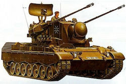 Tamiya Flakpanzer Gepard Фигура за Моделизъм Резервоар в Мащаб 1:35 GXP-863789
