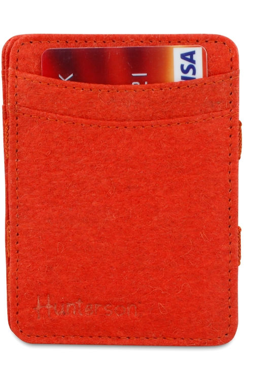 Δερμάτινο Ανδρικό Πορτοφόλι με RFID Πορτοκαλί
