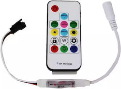 Controller RGB RF IC Driver WS2813 5V 14 Butoane 72W până la 1024 Pixeli Digital