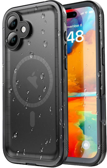 Shellbox 360 Full Cover Σιλικόνης / Πλαστικό Αδιάβροχο Διάφανο (iPhone 16)