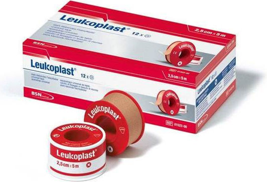 BSN Medical Leukoplast Cloth First Aid Tape Beige 1.25cm x 5m