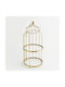 Metallic Lantern Gold 24x53x58cm