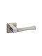 Convex 835 Matte Nickel Chrome Pair of Handles Rosette Escutcheon Bathroom Door