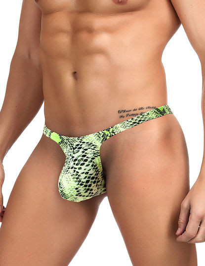 Kinksters Ανδρικό Sexy String Πράσινο