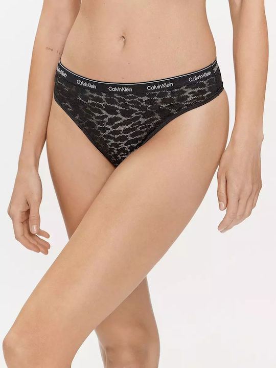 Calvin Klein Дамско Бразилско 3Pack с дантела M...