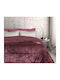 Das Home Duvet Cover with Hollowfiber Filling Queen 220x240cm 1188 Dark Lilac 700Gsm