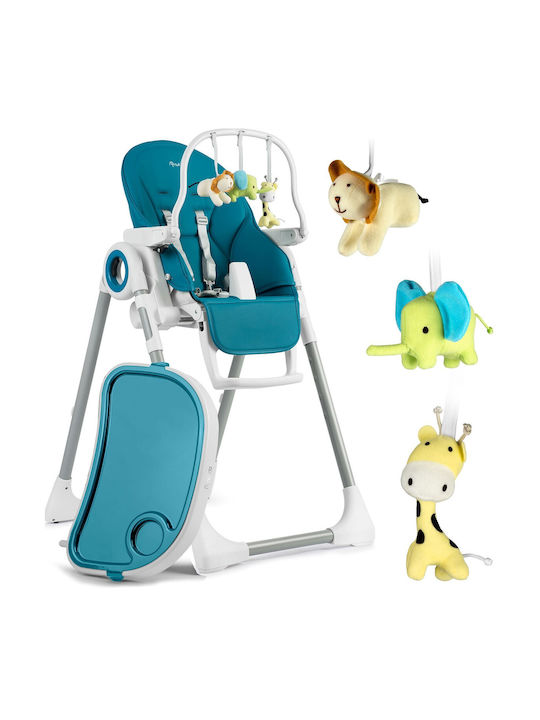 Nukido Belo Foldable Dark Blue Baby Highchair