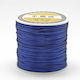 Rat tail Lace Faux Leather Blue 1mm x 70m