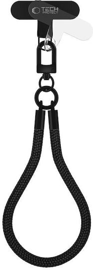 Tech-Protect Rope Λουράκι Καρπού για Κινητά Μαύρο