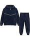 Tracksuit with Elastic Blue