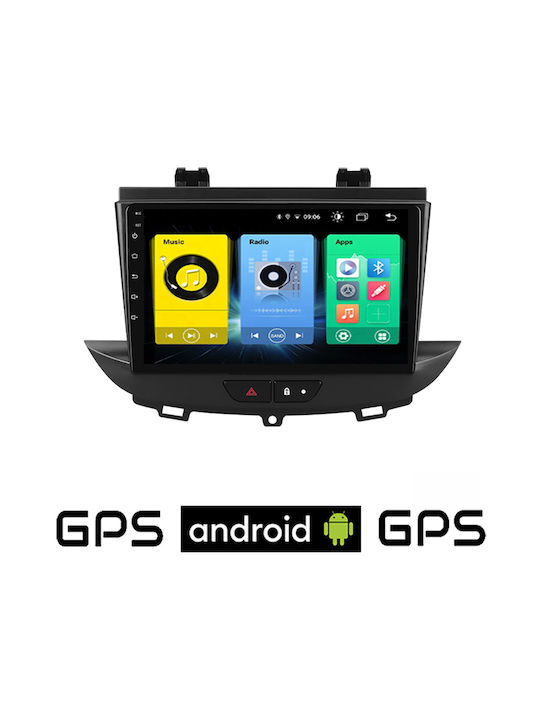 Ηχοσύστημα Αυτοκινήτου για Opel Crossland X 2017 (Bluetooth/USB/AUX/WiFi/GPS/Apple-Carplay/Android-Auto) με Οθόνη Αφής 9"