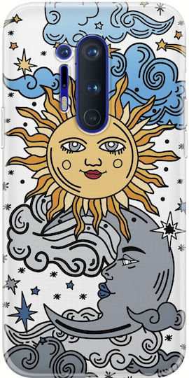 Soare Lună Stele Oneplus 8 Pro TPU Transparent Silicon Clar