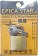 Epica Star Vorhängeschloss Messing mit Schlüssel 32mm 1Stück
