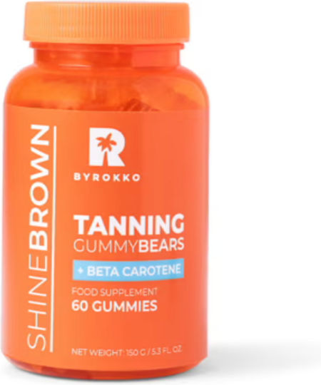 Byrokko Shine Brown Beta Carotene Tanning Enhancing Gummies 150g