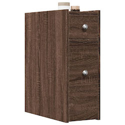 vidaXL Cabinet de baie L21.5xA50xÎ60cm Stejar