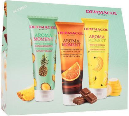 Dermacol Aroma Moment Be Sweet Bubble Bath in Gel and Tropical Fruits Scent 3x250ml
