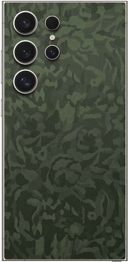 Protective Back Skin Sticker for Samsung Galaxy S24 Ultra Gams Premium Vinyl Skin Back Plate Camo Green Gams-vnl-skin-cg-002-201