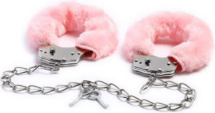 Naughty Toys Handfesseln in Rosa Farbe