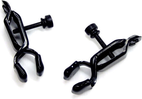 Naughty Toys Adjustable Σφιγκτήρες Θηλών σε Μαύρο Χρώμα