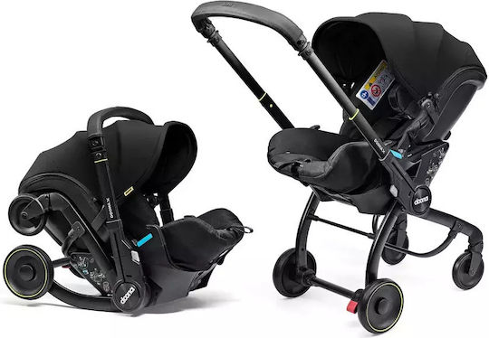 Doona X Car Seat & Stroller Καρότσι 2 σε 1 Kατάλληλο για Nεογέννητο Nitro Black 8.3kg