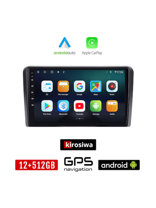 Kirosiwa Car Audio System for Ford Tourneo Courier 2014 (Bluetooth/USB/AUX/WiFi/GPS/Apple-Carplay/Android-Auto) with Touch Screen 9"