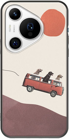 Adventure Gang Huawei Pura 70 Pro Черен TPU Черен Силикон