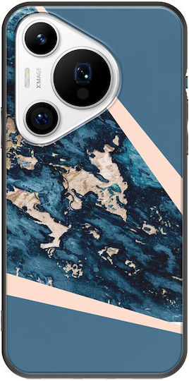 Синя скала Huawei Pura 70 Pro черен TPU силикон