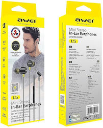 Awei L5 Безжични Стерео с жак 3.5mm Черен