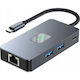 USB-C Докинг станция с HDMI 4K PD Ethernet
