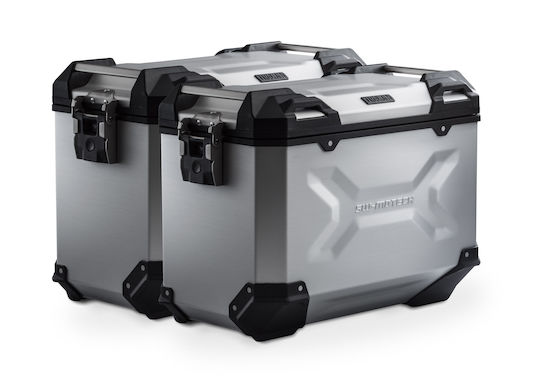 SW-Motech Σετ Πλαϊνές Βαλίτσες Μοτοσυκλέτας 45lt σε Ασημί Χρώμα