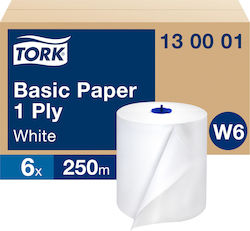 Βιομηχανικό Ρολό Λευκό 1φυλλο 6x250m Tork Basic...