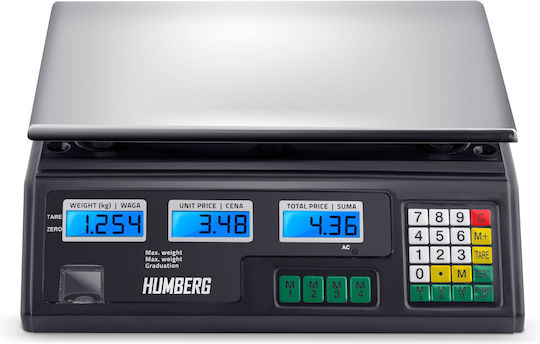 Elektronische Ladenwaage 40 kg Humberg Mh-190