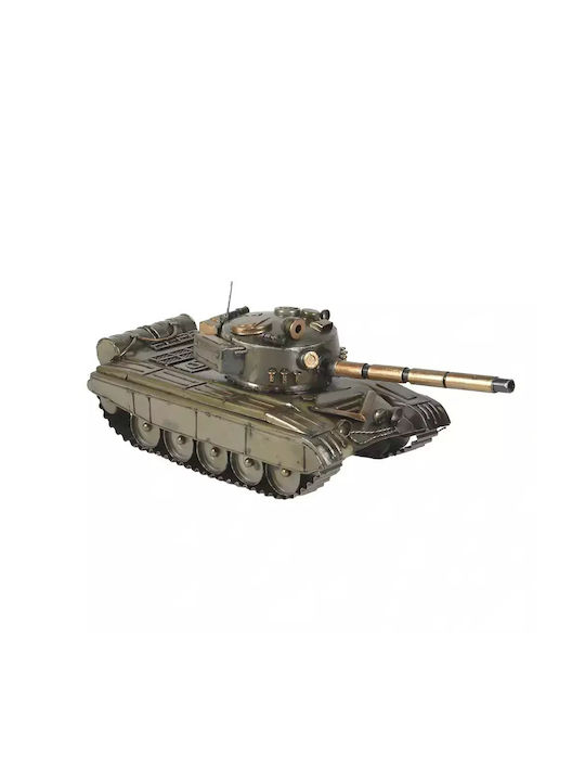 Retro Dekorativer Metallpanzer 35cm