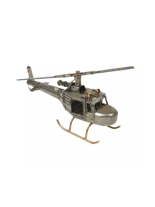 Elicopter Decorativ Retro din Metal 25cm