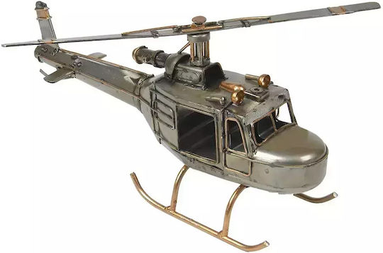 Elicopter Decorativ Retro din Metal 25cm