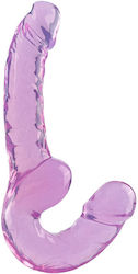 Strapless Strap On με Dildo σε Μωβ Χρώμα